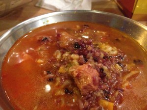 된장밥이나 라면밥은 신이 창조한 최고의 안주 중 하나임이 틀림없다