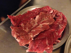 뽀송뽀송 신선해 보이는 생갈매기살