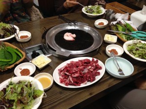 밑반찬은 다소 수수한 정도