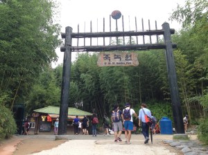 2003년에 만들어졌다고 하는데 대나무숲이 31만 제곱미터에 이른다고 한다